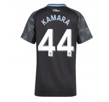 Aston Villa Boubacar Kamara #44 Koszulka Wyjazdowa damskie 2025-26 Krótki Rękaw